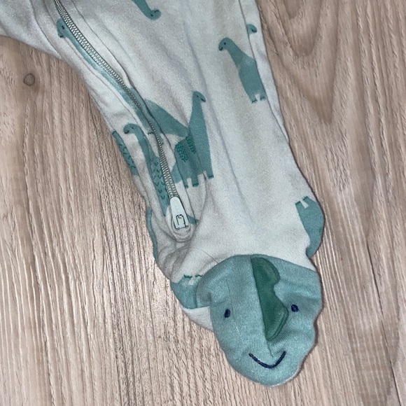 3-6 Month Dinosaur Footie Pajamas - Picture 4 of 6